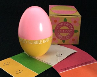 NIB Avon Ostern Dec A Doo Schaumbad für Kinder 8 FL OZ, Vintage / New Avon 1968 Easter Dec A Doo Schaumbad für Kinder