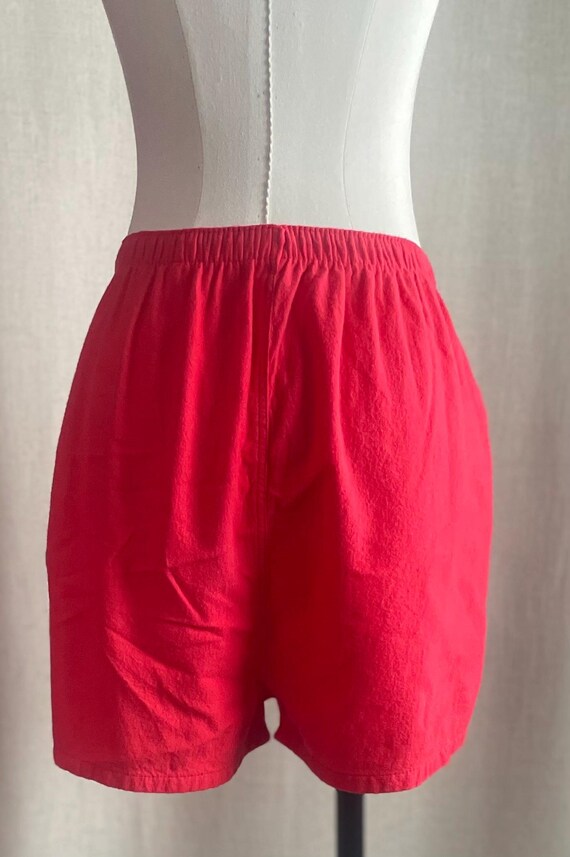 Vintage 1960s Pajama Set With Tags Red Sleepwear … - image 5