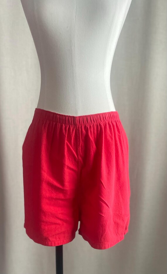 Vintage 1960s Pajama Set With Tags Red Sleepwear … - image 6