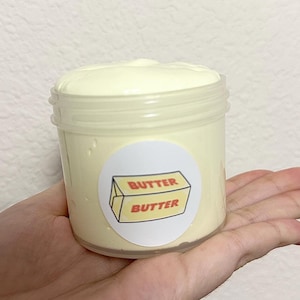 Butterschleim! Duftend wie Butter, Butterlehm-Schleim, herzhafter Schleim, Schleim-Liebhaber-Geschenk, dicker-haltbarer Schleim, Butter-Liebhaber-Geschenk, süßer Schleim