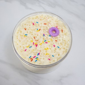 Fruity Rice Krispy Treats White Glue Slushie Slime- slime, white glue slushie slime, thick slime, cereal slime, slushie bead slime