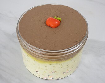Slime- Apple Pie Crunch butter slushie slime, white glue slushie slime, fall slime, holiday slime, scented slime, DIY clay slime, kawaii