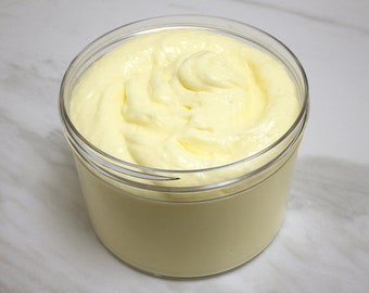 Slime- Garlic Butter snow fizz/butter slime, slime, butter slime, snow fizz, garlic slime, stretchy slime, spreadable slime, savory slime