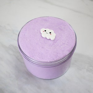 Lavendel Aromatherapie Wolke Slime- Slime, Lavendelschleim mit Charme, lila Slime, Nieselschleim, flauschiger Slime, Duftschleim