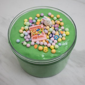 Slime- Bunny Butter, butter slime, slime, clay slime, butter slime, spreadable slime, green slime, aromatherapy slime, easter slime