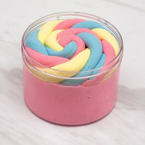 Slime- Crushed Lollipop DIY butter fizz slime, scented slime, cute slime, unique slime, popular slimes, iconic slimes, slime gifts, kawaii