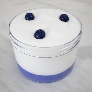 Slime- Blueberry Soy Yogurt hybrid slime, thick slime, jelly slime, yogurt slime, slime gifts, gifts for kids, popular slimes, stress toy