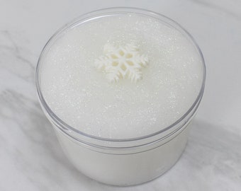 Slime- Fresh Fallen Snow Icee Slime, icee slime, white slime, winter slime, slime gifts, kids gifts, stress toy, scented slime, pretty slime