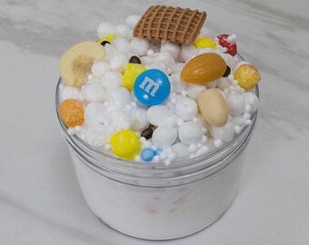 Slime- Chex Mix Crunch multi-espuma limo, baba crujiente, baba de otoño, babas de verano, regalos para los niños, babas de alta calidad, floam, limo floam
