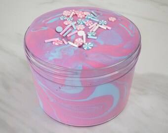 Slime- Cotton Candy Fudge slime, thick holdable slime, diy clay slime, slime gifts, stress toys, gifts for kids, holdable slime