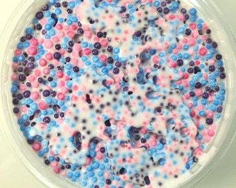 Slime- Berry Poptarts hybrid slime, floam slime, white glue slushie slime, gifts for kids, crunchy slime, slime gifts, popular slime