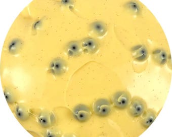Pumpkin Spice Boba dicker und glänzender Schleim, dicker, dicker, duftender Schleim mit Boba-Perlen, dicker, dehnbarer Herbstschleim