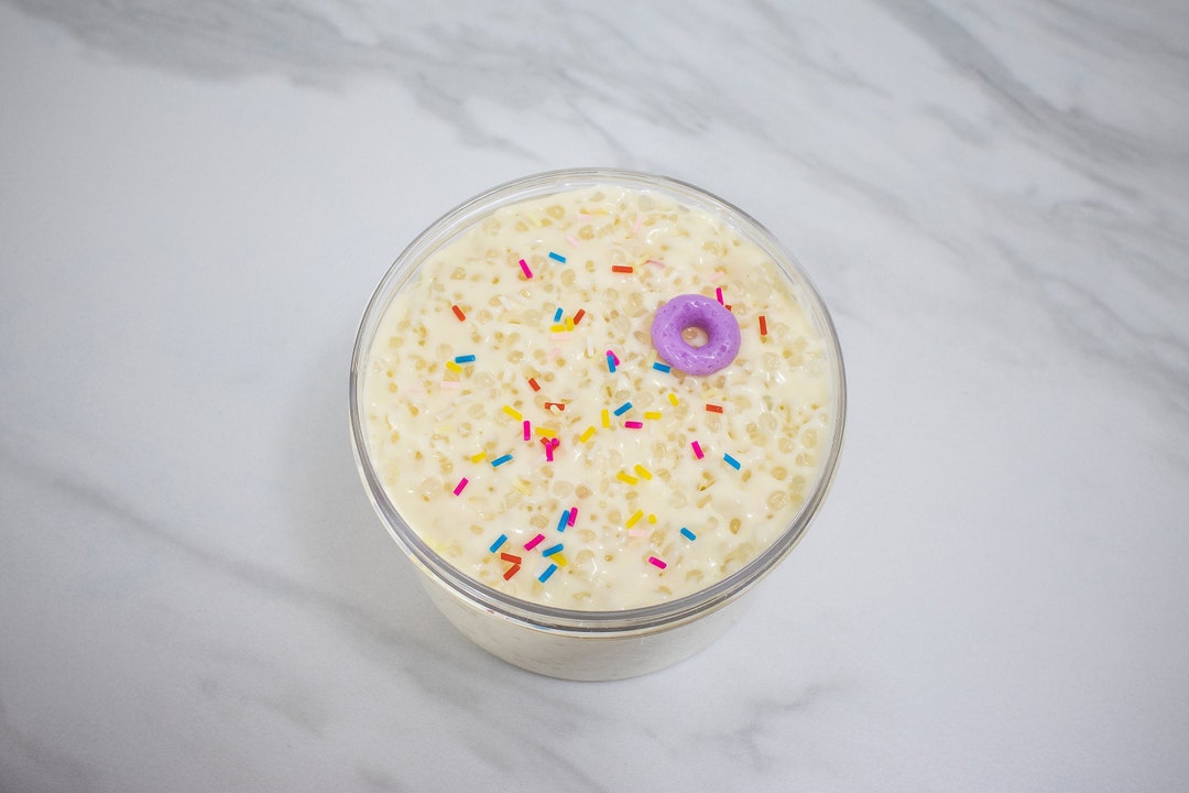 Fruity Rice Krispy Treats White Glue Slushie Slime- Slime, White Glue ...