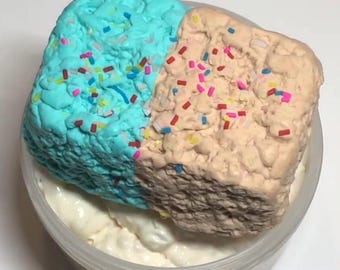 Rice Krispy Treat DIY Wax Cracking Clay Slime