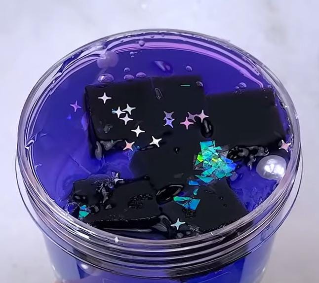 Mystic Pearls V2 slime, jelly cube slime, coated clear slime, black slime, slime gift, thick clear slime, popular slimes