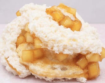 Apple Pie Crisp slime with jelly cub and snow fizz texture! Fall slime