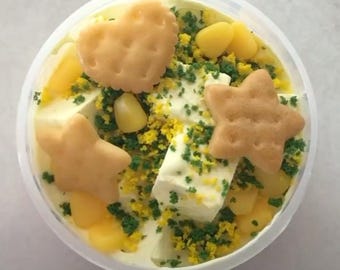 Sommer-Maissuppe-Suppe Slime, Maisbrotsuppe Duftschleim, Butterschleim, Slay-Schleim, herzhafter Schleim, Schleim-Geschenkideen, Geleewürfel-Schleim