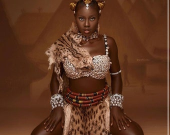 african warrior outfit