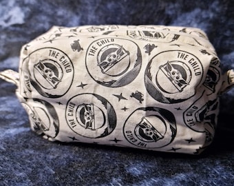 Star Wars Grogu Zippered Box Pencil Case