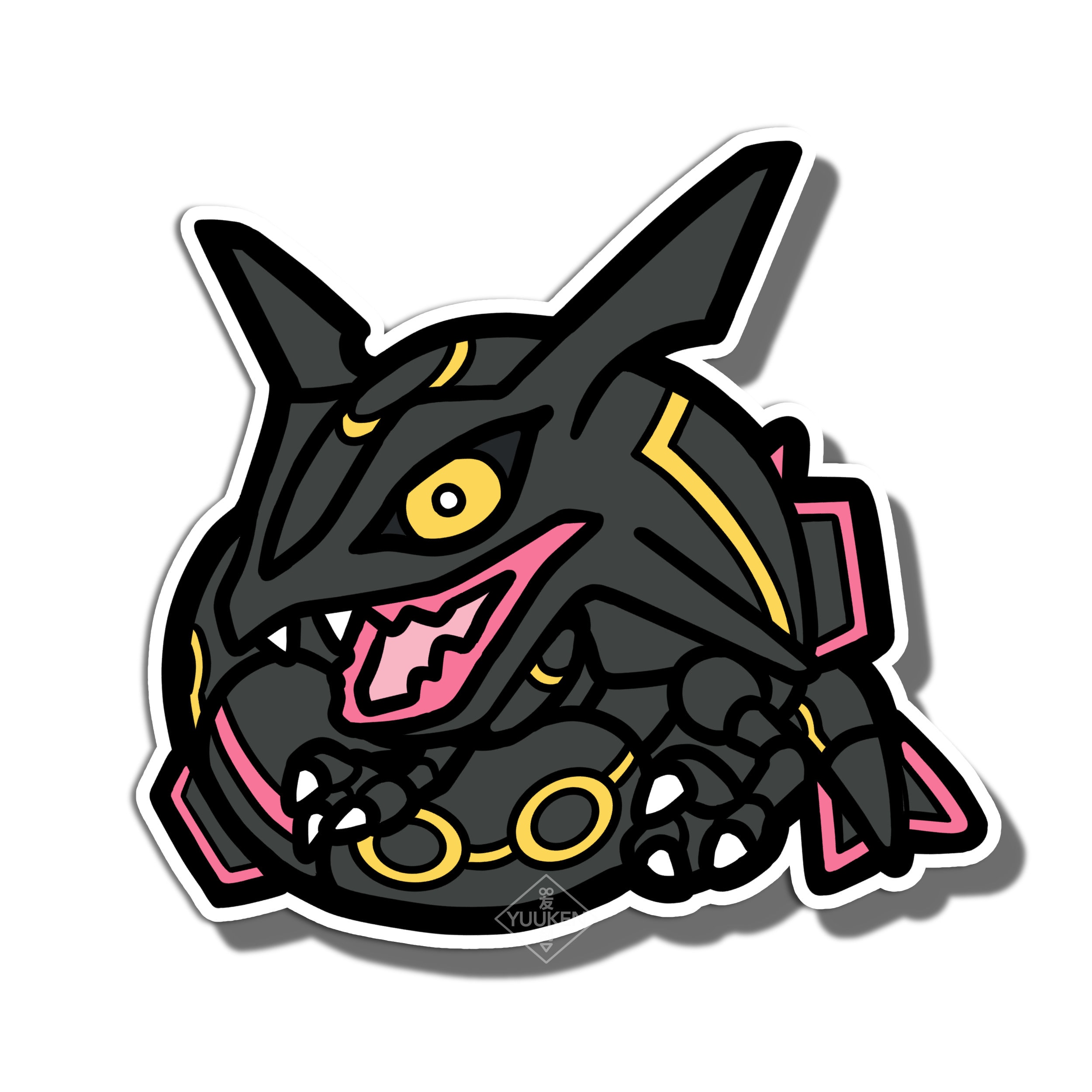 Shiny Mega Rayquaza Vinyl Sticker