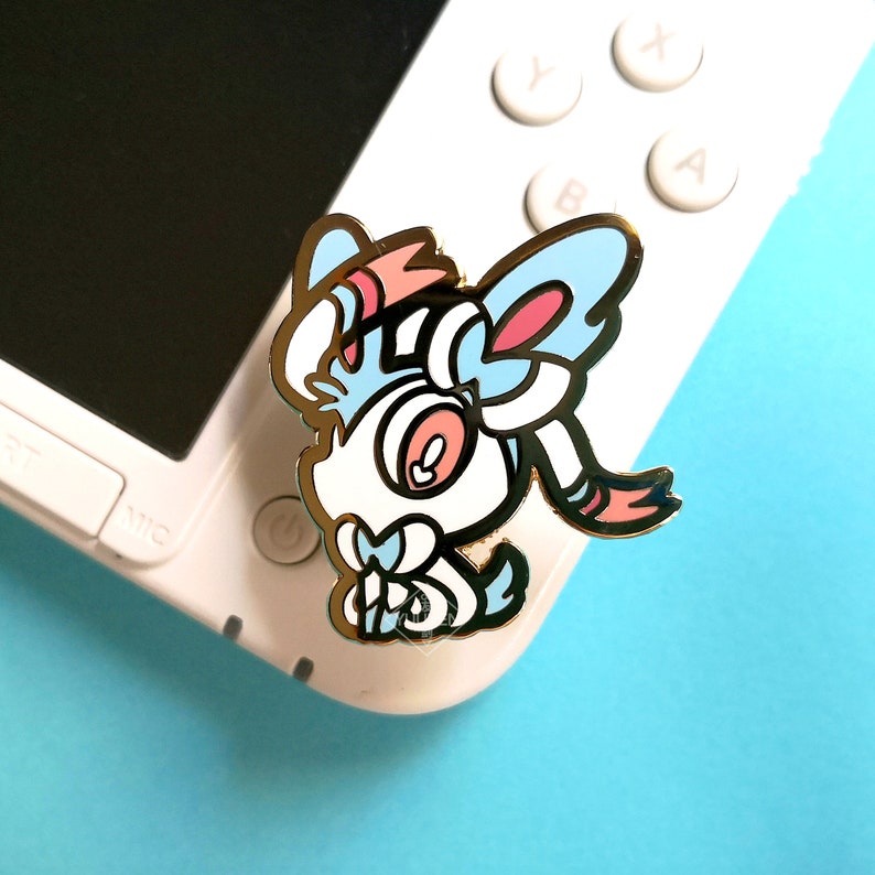 163 Shiny Sylveon Enamel Pin - Etsy