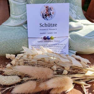 Sternzeichen Schütze Armband . Geburtsstein Schütze Dezember . Edelstein Armband Schütze . Schütze Geschenk . Amethyst Sodalith Jade