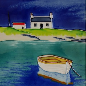 Clinker Boat - Ceramic Picture Tile