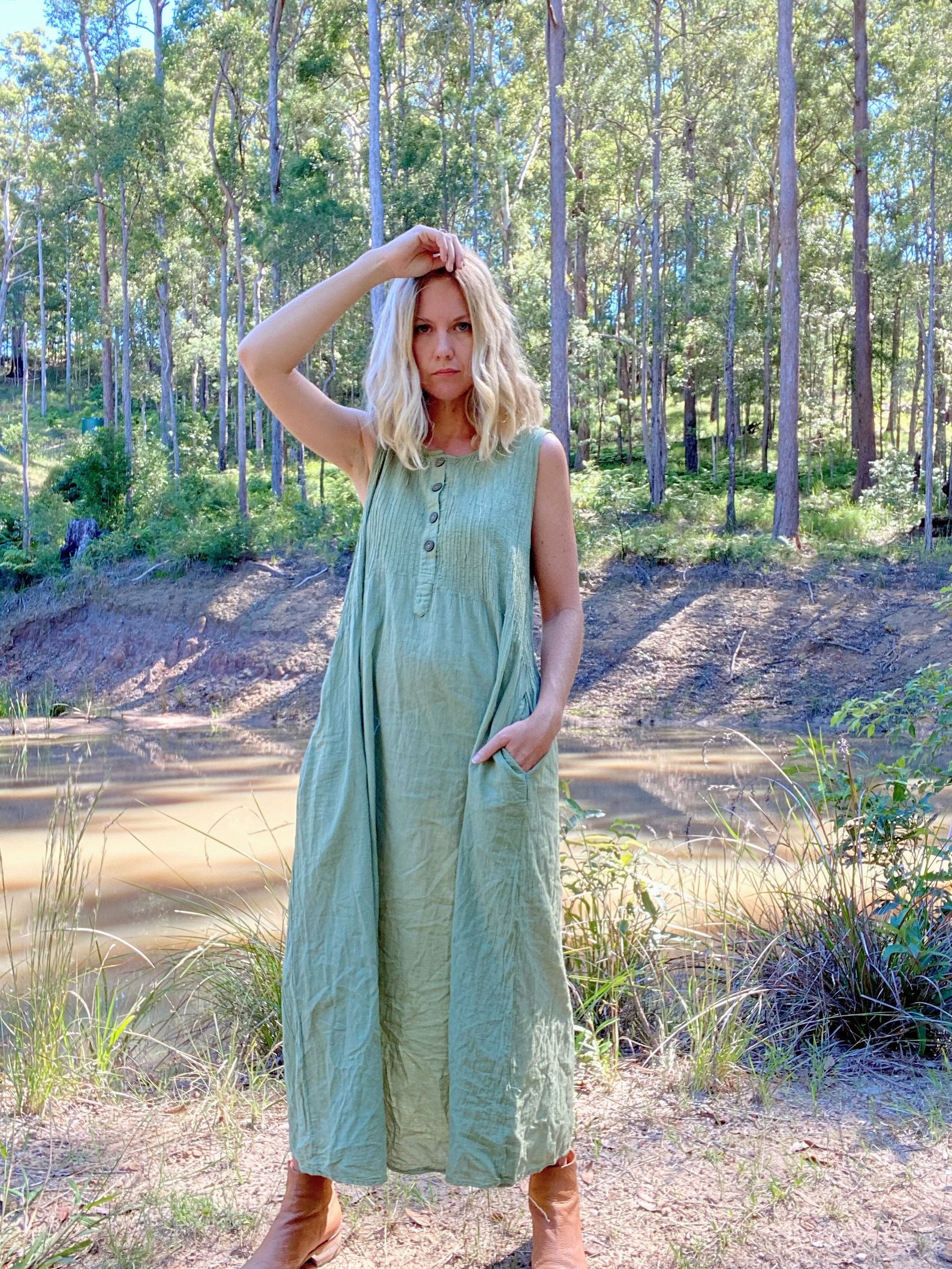 Cotton maxi dress boho maxi dress Etsy