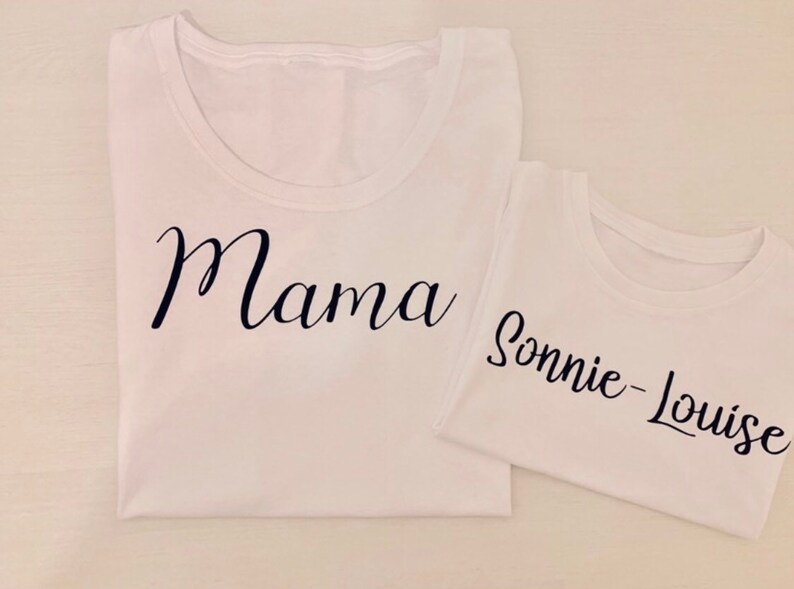 Mum And Kids Personalised Tee/'s