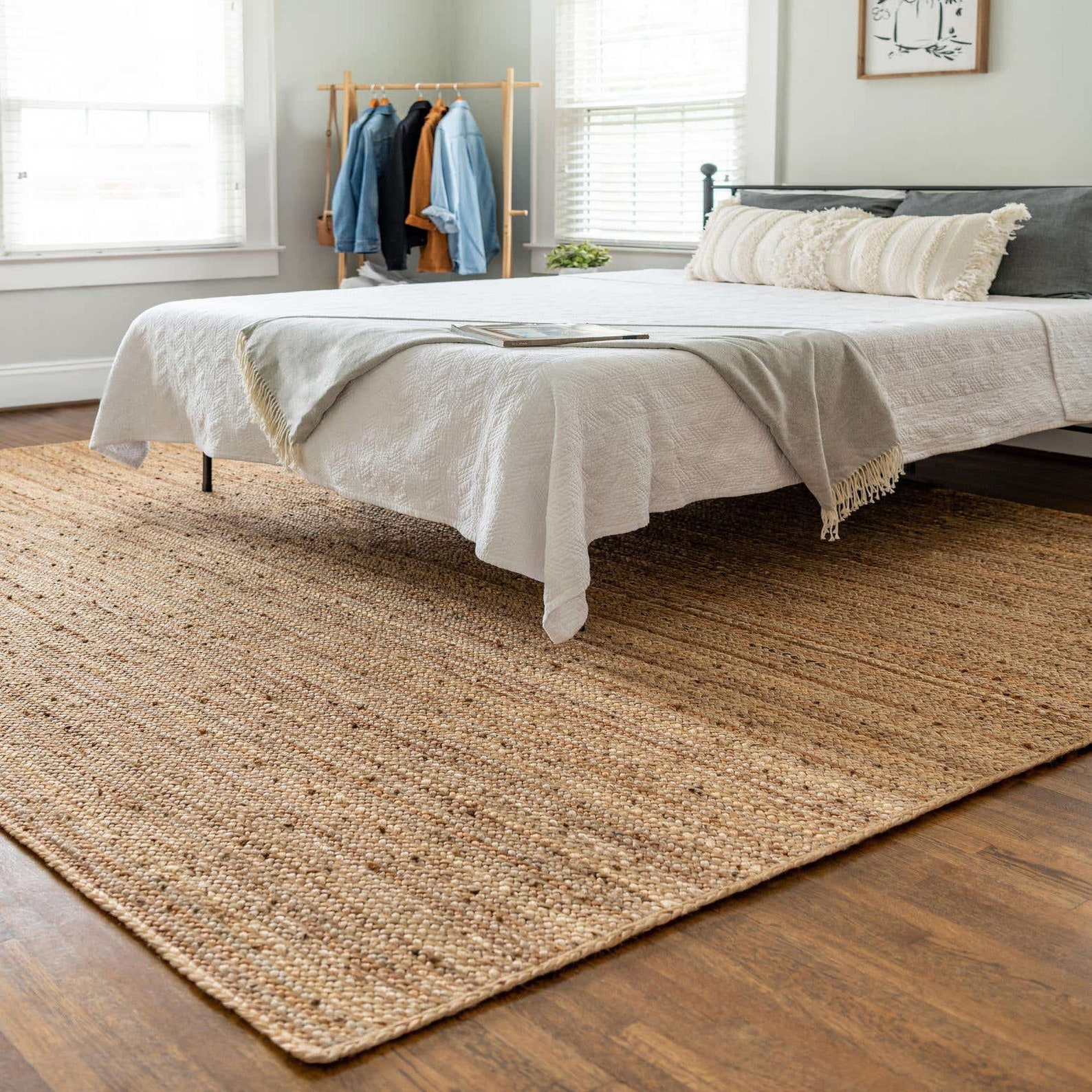 Tapis de jute en fibre naturelle tressé à la main Craftscity Etsy