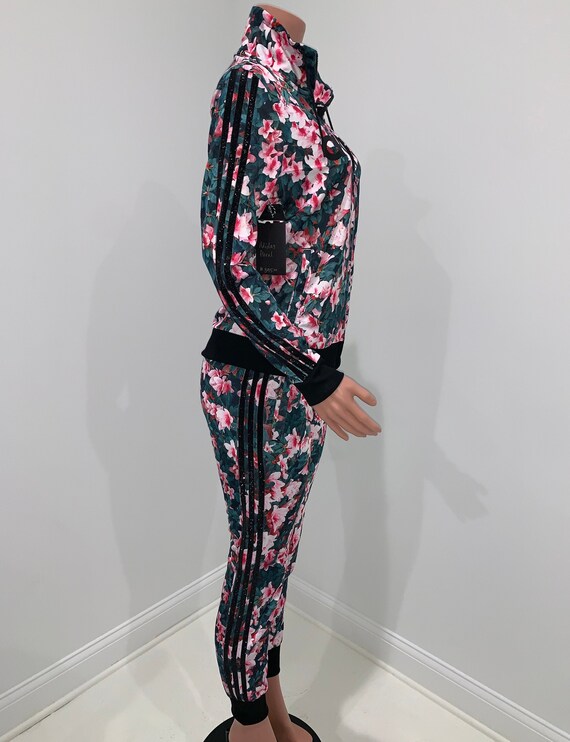adidas flower sweatsuit