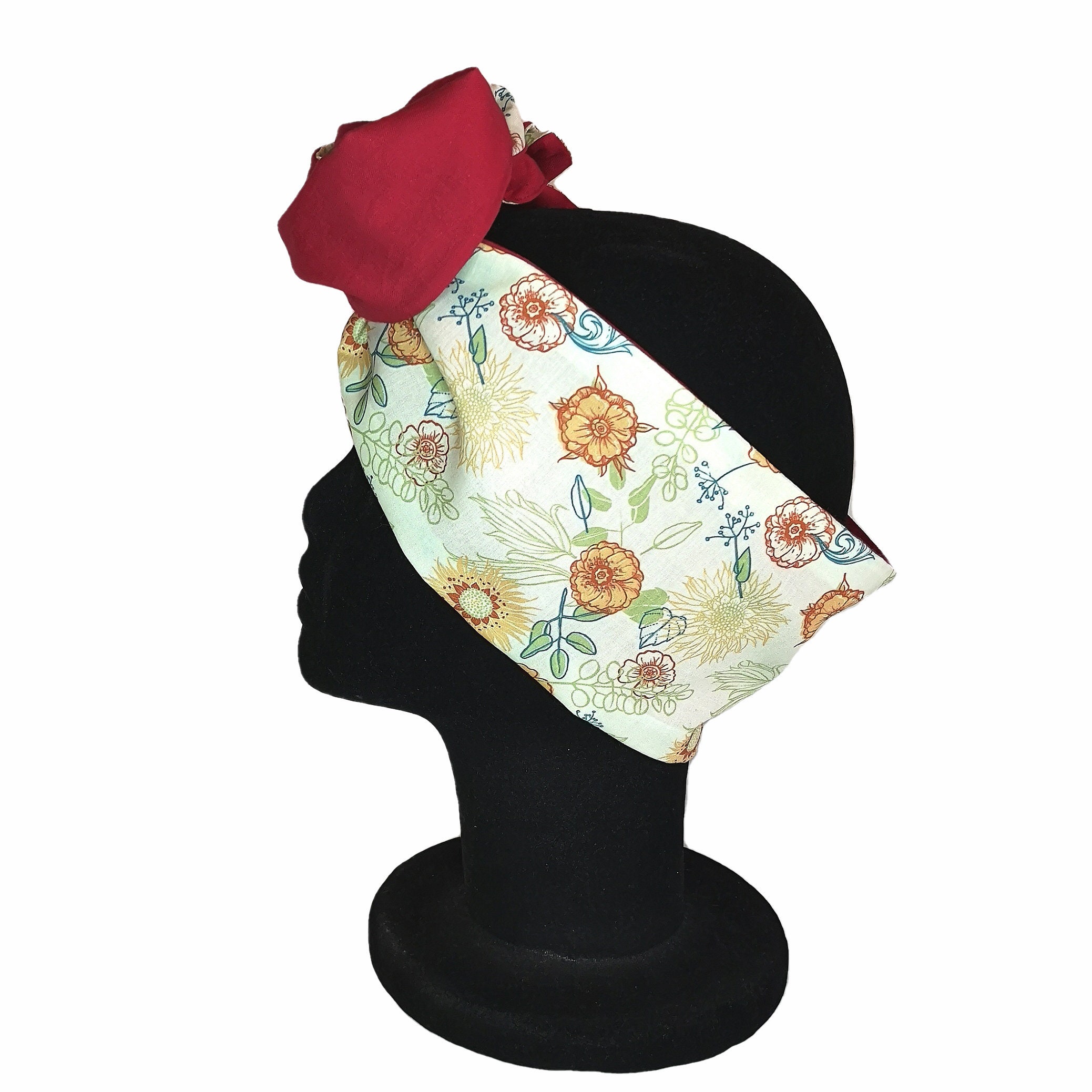 Doubleface patterned turban band patterned 100 handmade & Etsy