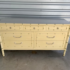 Customize this Thomasville bamboo dresser!