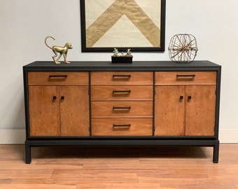 SOLD        MCM mid century dresser credenza buffet