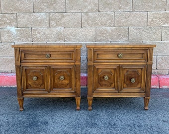 Drexel Wood Nightstands