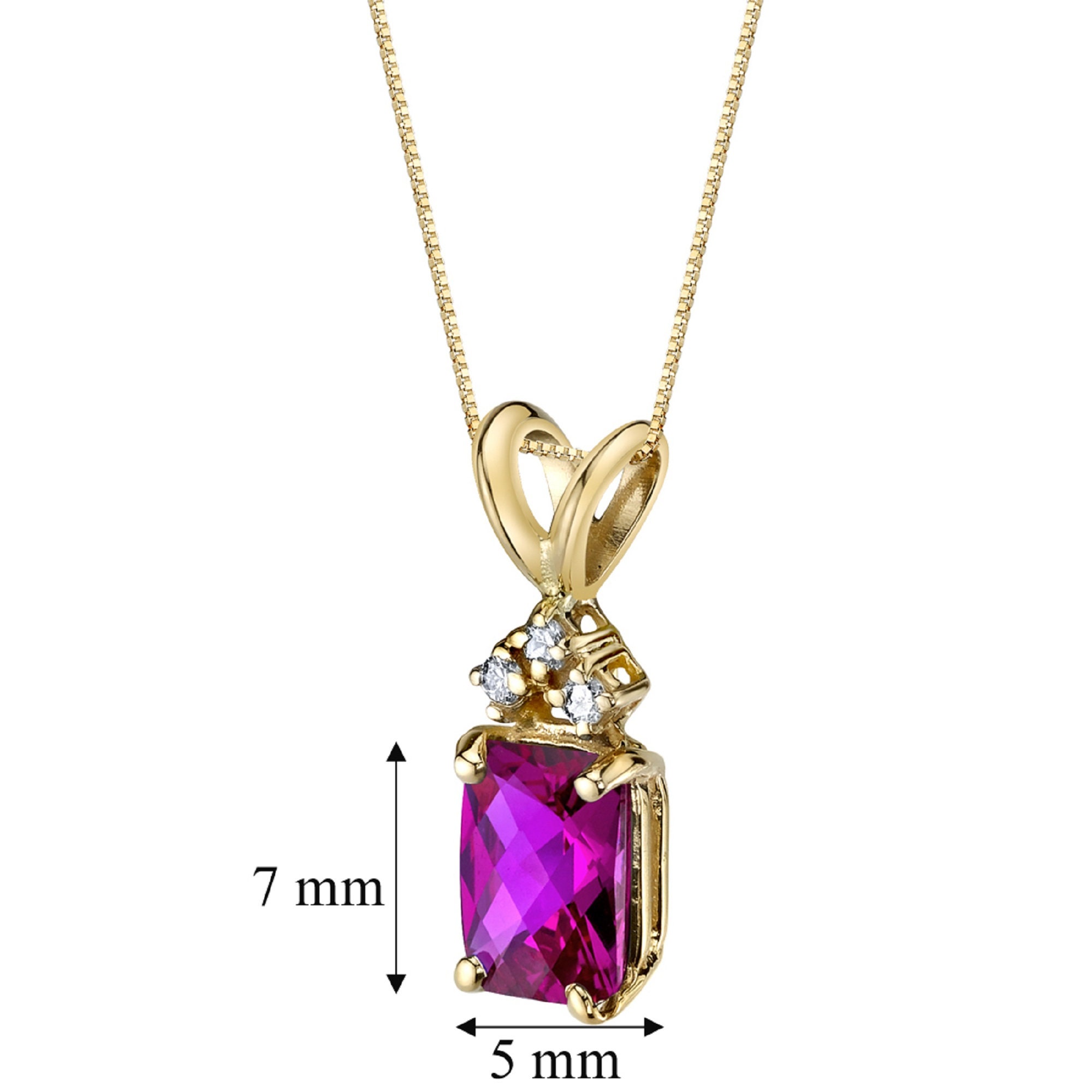 Birthstone Necklace For Mom Grandmother Grandma 14 Karat