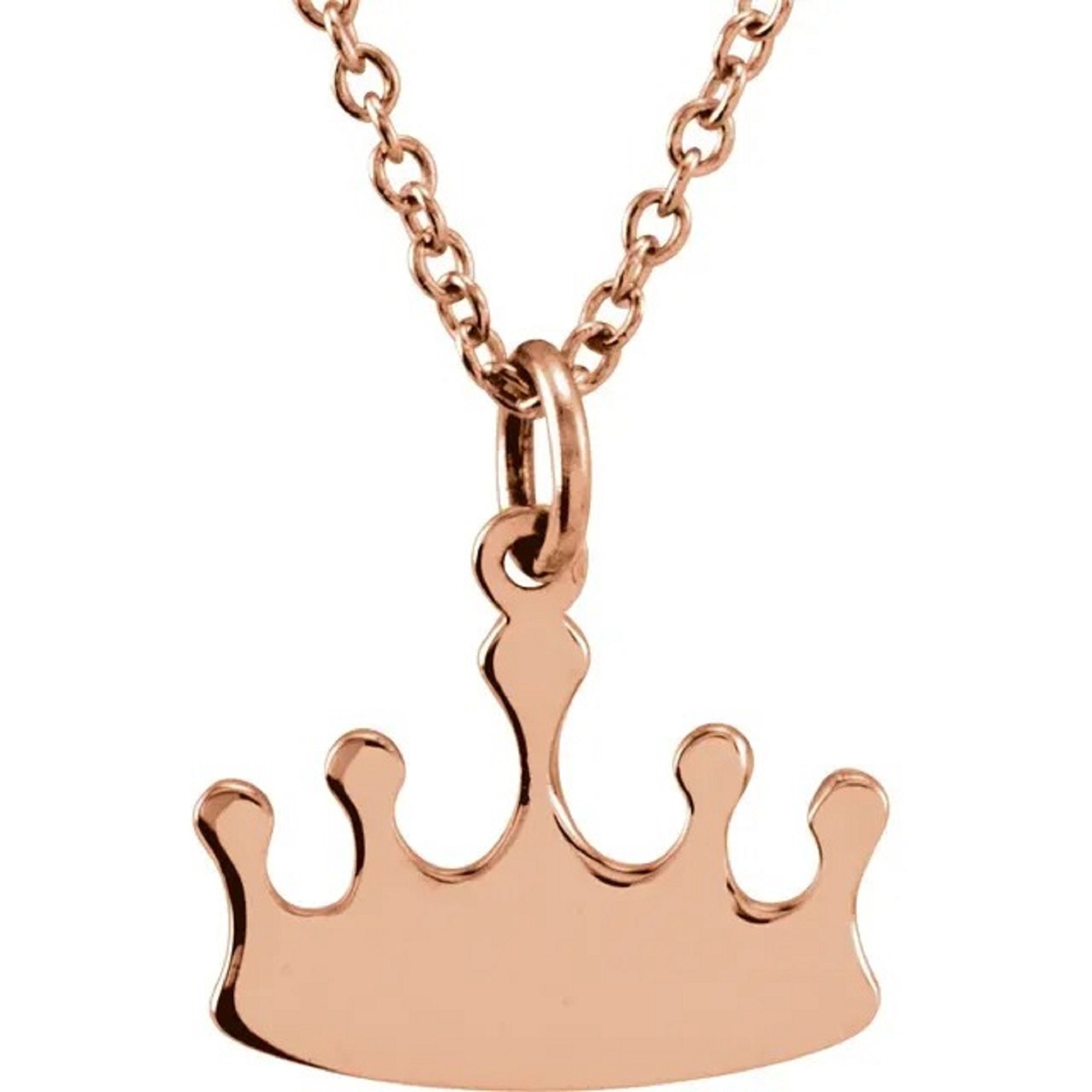 letter chain with crown on the top letter chain with crown on the top