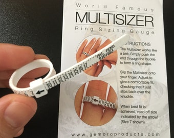 RING SIZER - Herbruikbare Ring Sizer - Verstelbare Ring sizer- Find Ring Sizer - US Ring Sizer - Plastic Ring Sizer, Ring Size Guide