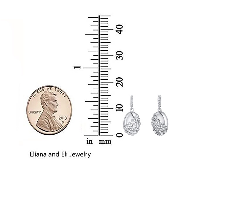 Sterling Silver Cubic Zirconia Berry Earrings First Mothers Day Gift Ideas Gemstone Earrings Healing Natural Stone Gemstone Earrings