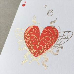 As de Cœur Coccinelle / Carte Porte bonheur de qualité : Amour & Chance image 10