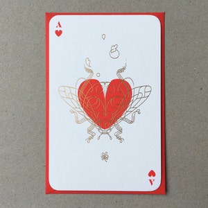 As de Cœur Coccinelle / Carte Porte bonheur de qualité : Amour & Chance image 8