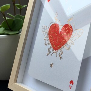 As de Cœur Coccinelle / Carte Porte bonheur de qualité : Amour & Chance image 6