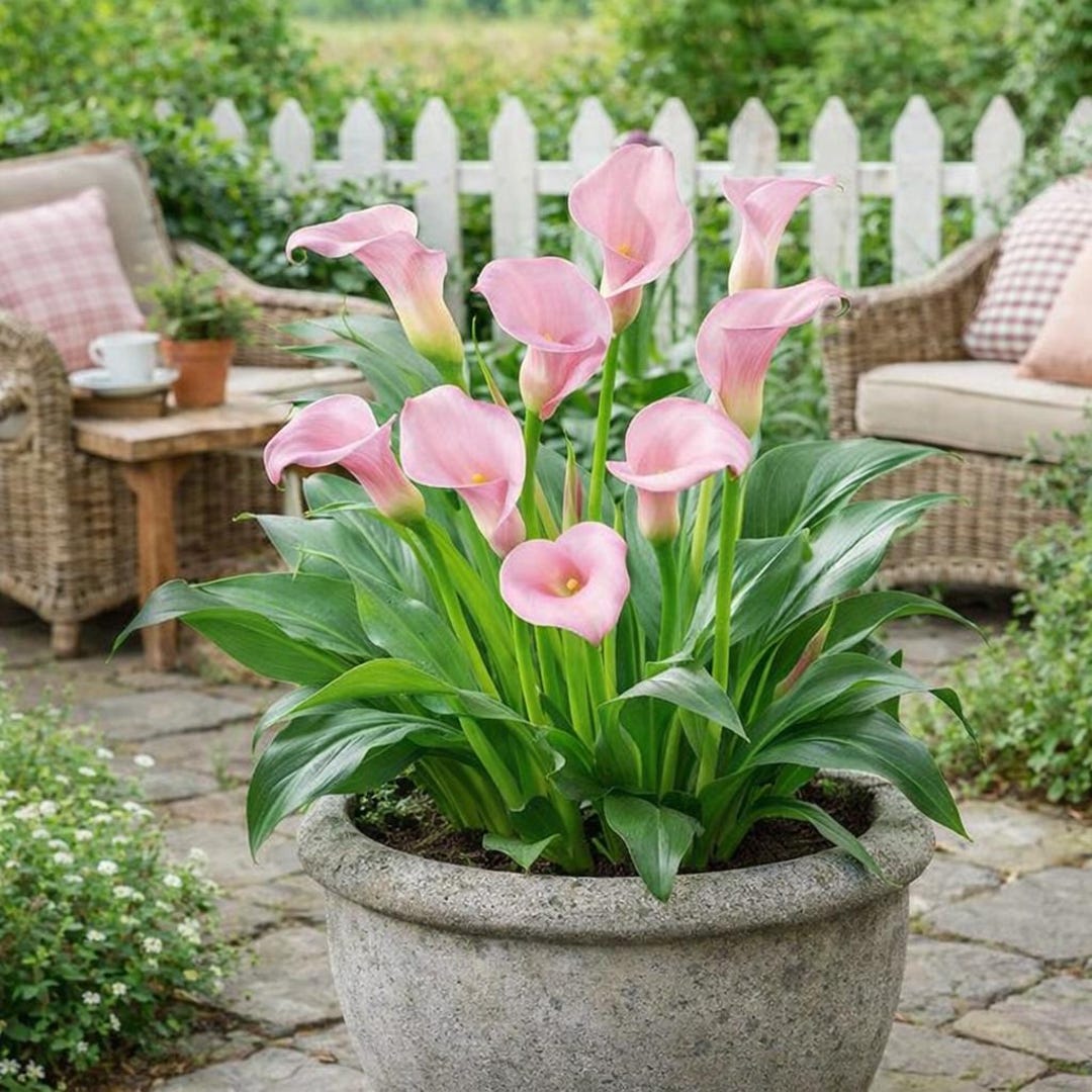 Strawberry Blush Calla Lily Bulb | Pastel Pink Blooms - Etsy