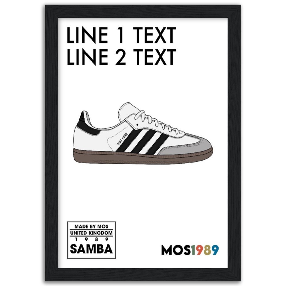 PERSONALISED Samba OG Inspired Trainer/shoe/sneaker - Etsy Australia