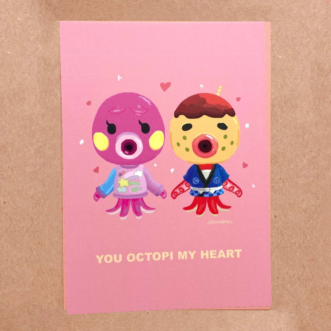 Animal Crossing Cute Marina and Zucker Illustrated Print A5 Etsy