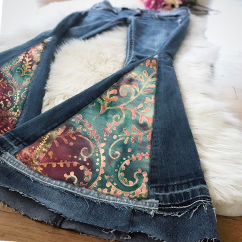 custom bell bottom jeans