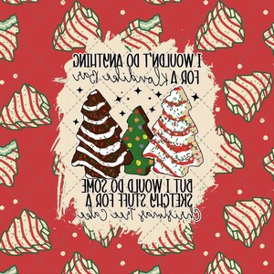 Christmas tree cake Sublimation tumbler image PNG