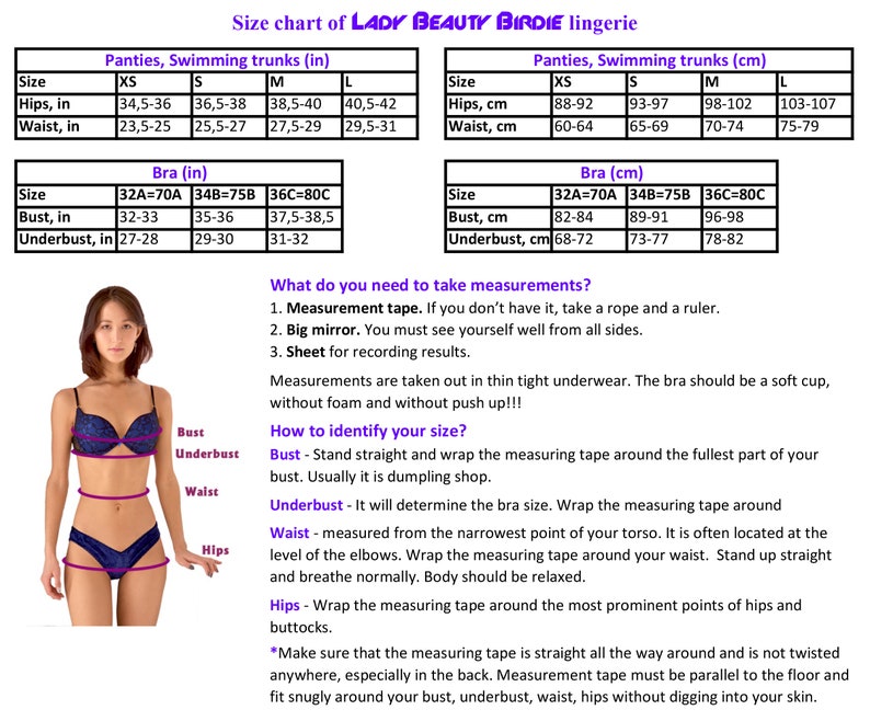 Panties PDF sewing pattern Lingerie pattern sewing Instant download