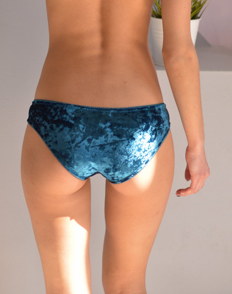 Velvet Valentine Day Panties Velvet Vintage Lingerie Panty Etsy