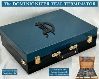 Dominion Organizer – DOMINIONIZER Teal Terminator with/without Divider Cards - ORGANIZE and STORE Dominion Expansions